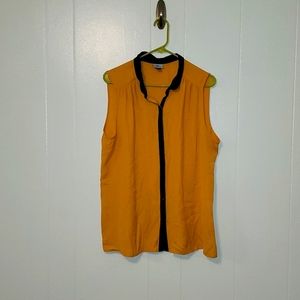 Worthington xl yellow blouse